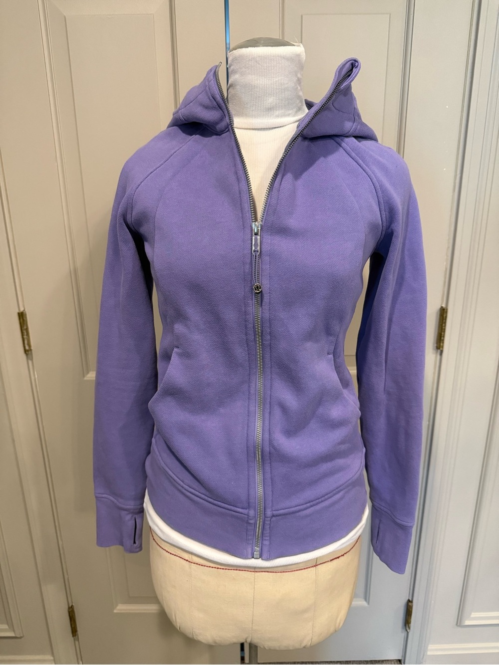 Lululemon Women’s Scuba Full-Zip Hoodie Jacket Mystic Iris Purple Sz 6